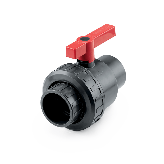 Single Union Ball Valve - Open